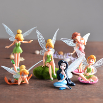 Diy handmade flower fairy princess wonderful fairy scene birthday cake mosaic pen holder decoration decoration
