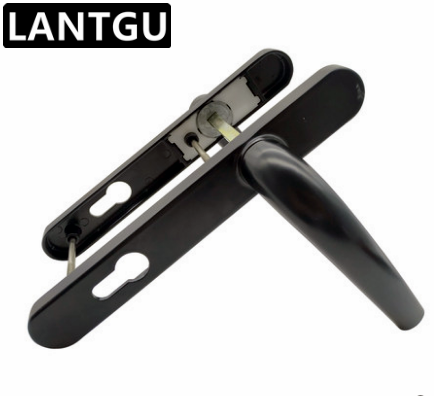 Broken bridge aluminum swing door handle 85 door handle door lock aluminum alloy 85 pair through handle king kong screen door high and low handle