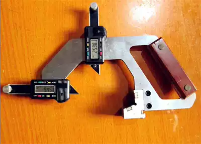Digital display rail wear measuring instrument rail wear measuring ruler factory direct quality products railway special