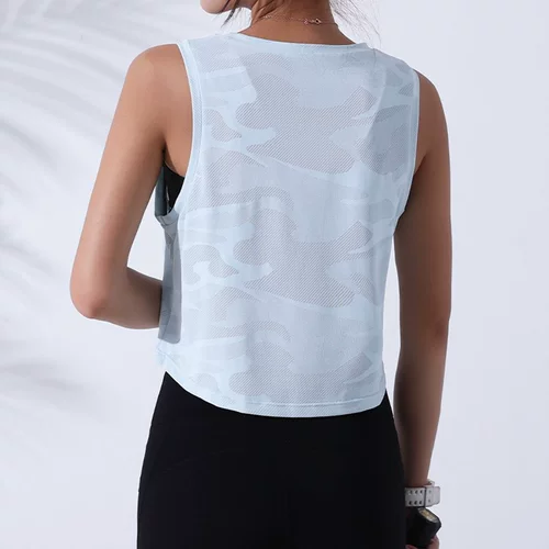 Быстросохнущая майка топ, одежда для йоги для отдыха для тренировок, теннисная футболка без рукавов для спортзала, оверсайз, для бега