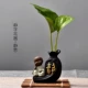 Sáng tạo nước xanh thủy bình hoa cây nước hoa bình hoa chai lọ nhỏ chai container trang trí bàn trang trí - Vase / Bồn hoa & Kệ