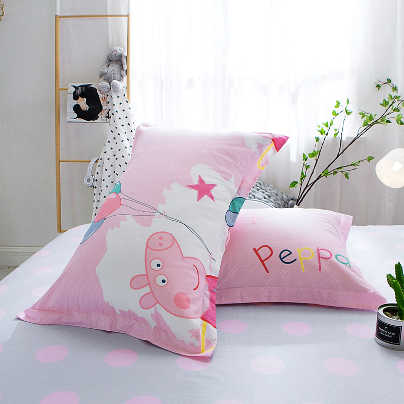 Ai Shi Ni [một đôi] gối in bông một cặp gối bông đơn 48x74cm gối kim đan