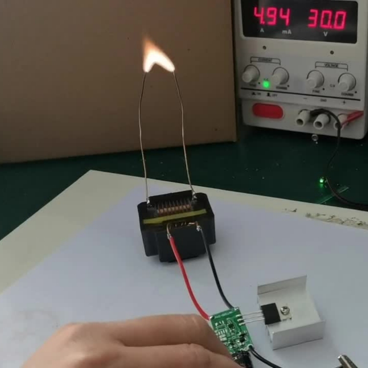 150W High-Power Electric Flame Generator High-Voltage Coil Boost Discharge Cigarette Lighting Module 203-50