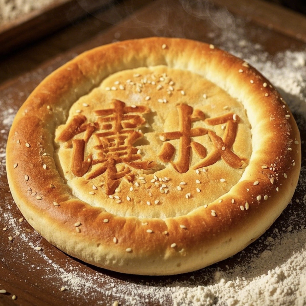 馕叔新疆正宗烤馕的LOGO
