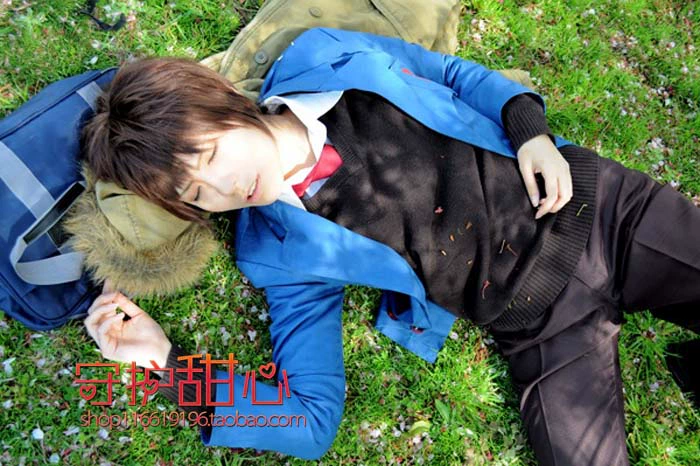 Miễn phí vận chuyển Aster Suzaku / Yinori Yoshiki / Li Xiaolang / Axu / Fujido Heisuke / Yamazaki Hiro cosplay tóc giả - Cosplay