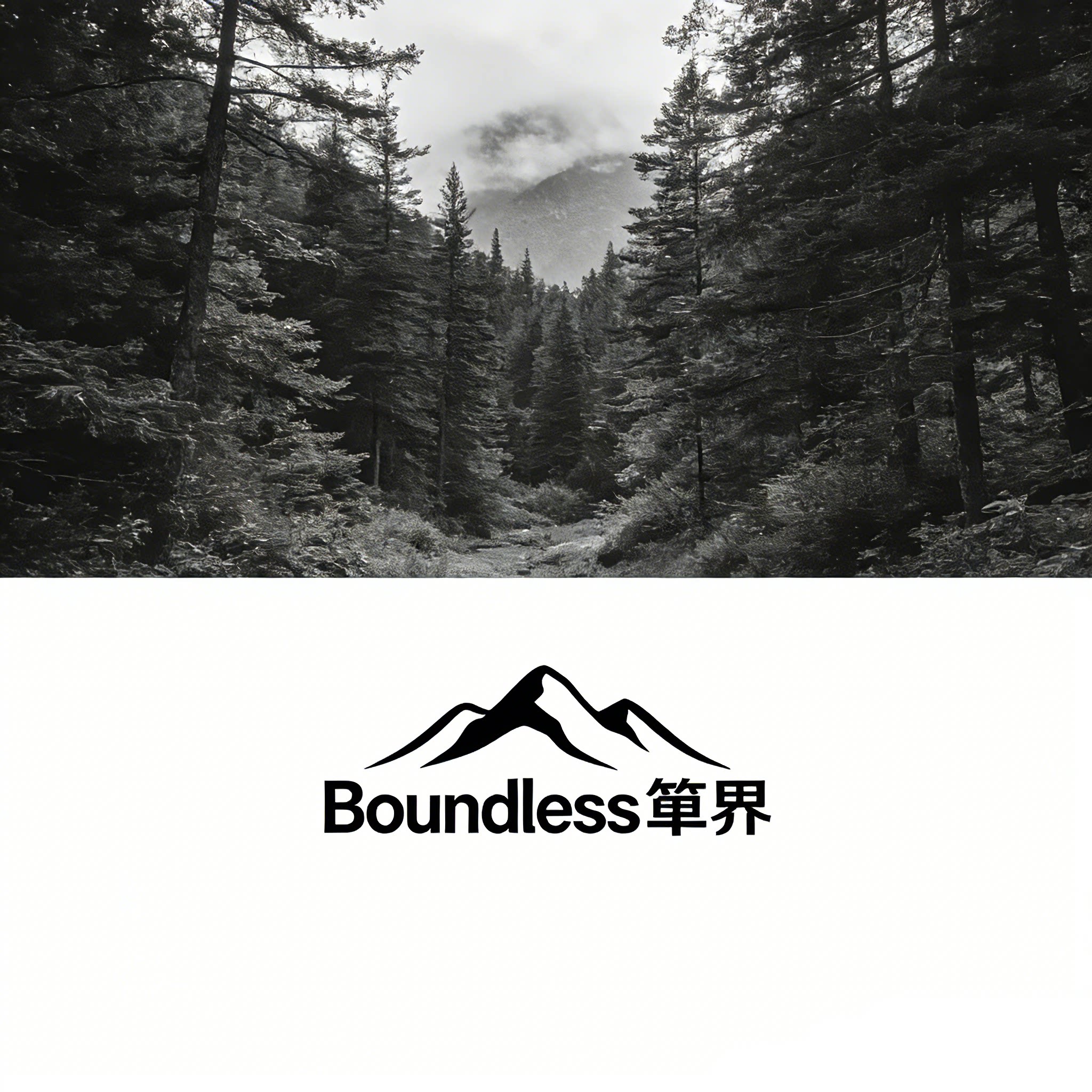 Boundless旡界户外的LOGO