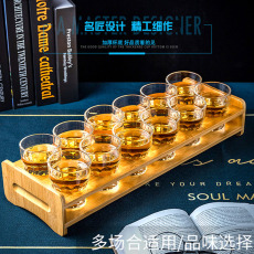 Ликер Cup 玻璃杯酒吧啤酒杯大号白酒杯ktv洋酒杯家用威士忌杯会所水杯套装 Duoter