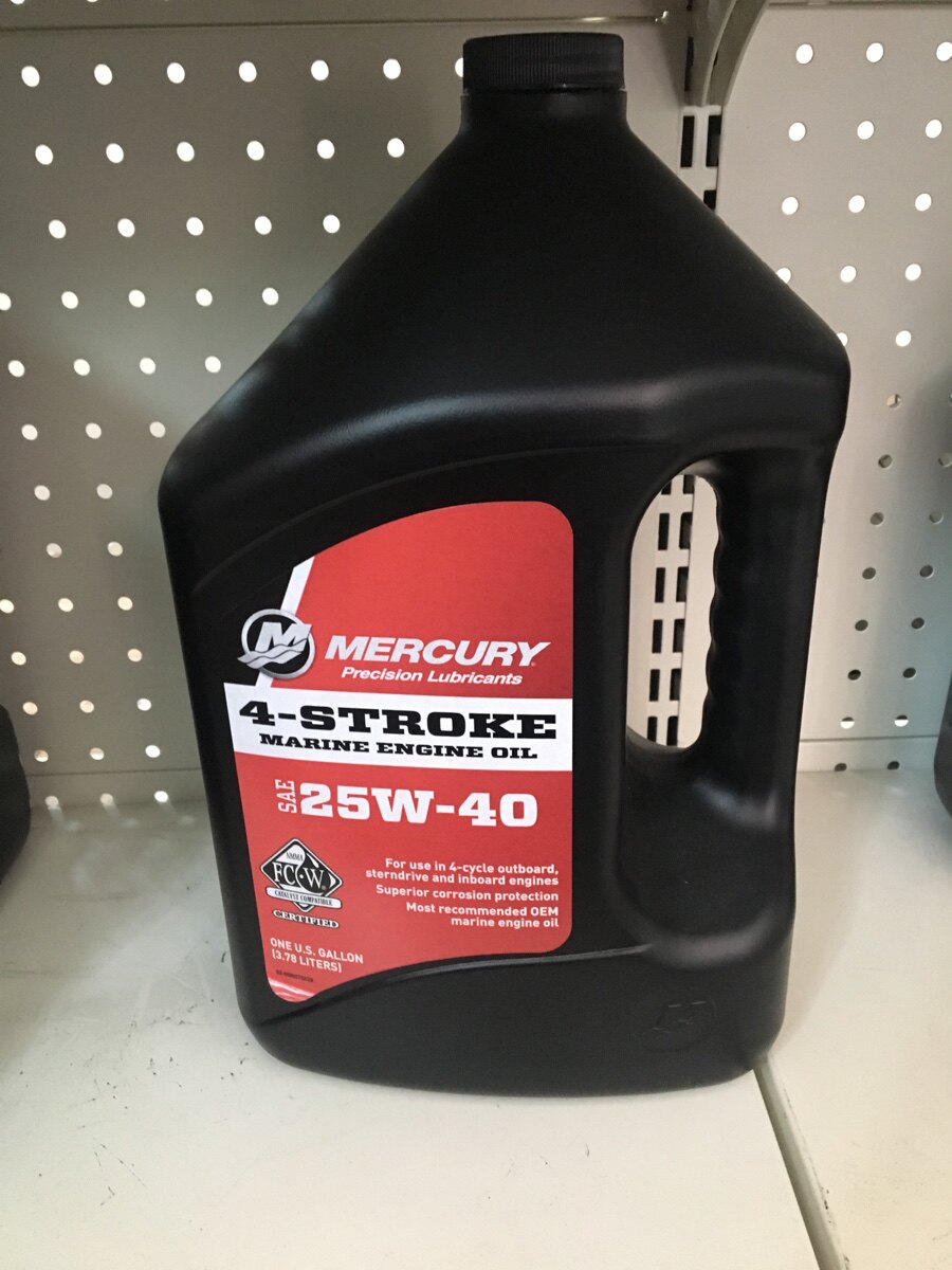US Mercury gasoline outboard machine - inside and outside - board - specialized four - stroke oil 25W - 40 engine oil