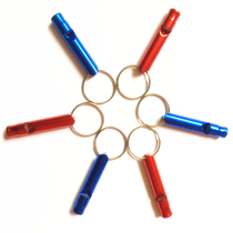 Fire whistle Aluminum alloy fire survival household first aid escape whistle Training whistle Fire alarm whistle