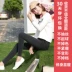 Quần legging nam mùa thu 2018 mới cho nam mặc quần đen cộng với quần nhung dày cạp cao mùa đông quần ren ôm sát  Quần tây thường