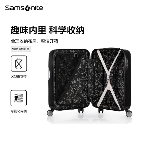Samsonitesamsonitex Disney Mickey Co-Blending New Children's Luggage Travel Trolley Case для женщин AF9