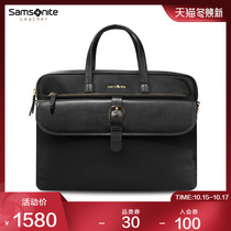 Samsonite Samsonite Business Briefcase Men and Womens Bags Hand Shoulder Bag Large Capacity Computer Bag Business Business