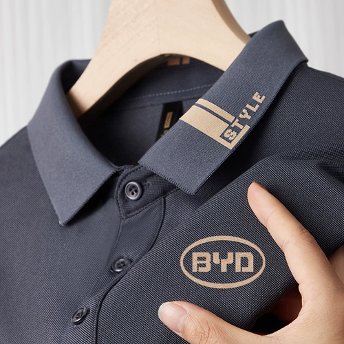 Шелковая футболка polo для работы, летняя футболка с коротким рукавом, делается под заказ, с печатью вашего логотипа