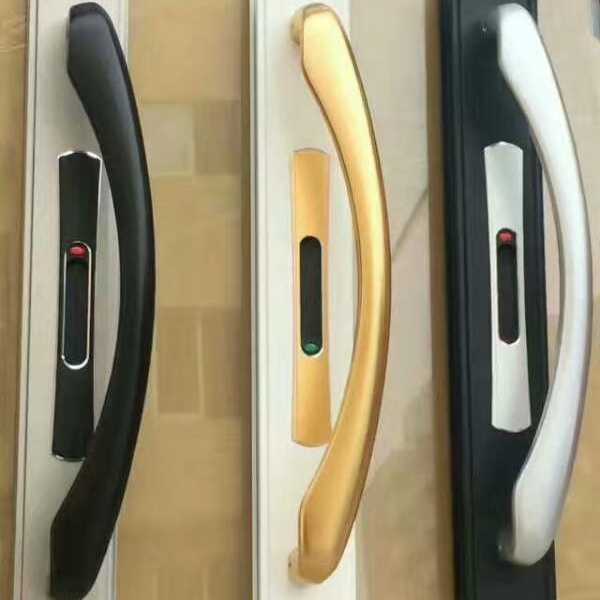 Hollow door holds hand glass door holds hand and pulls hands on hand and clothes and shifts door aluminum alloy handle balcony door and hand handle