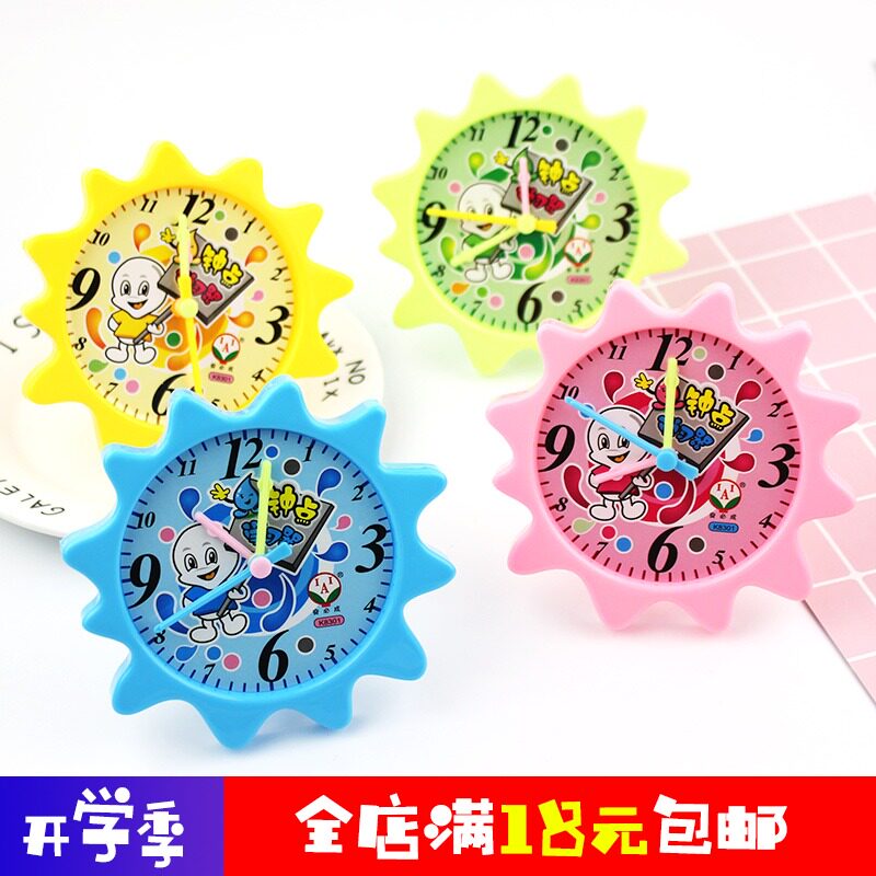 Children's clock points learning machine Primary school students know the time card Puzzle Watch Model Young Children Early Education Clock Teaching Aids