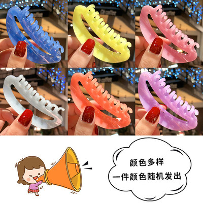 网红大码盘发顶夹发夹