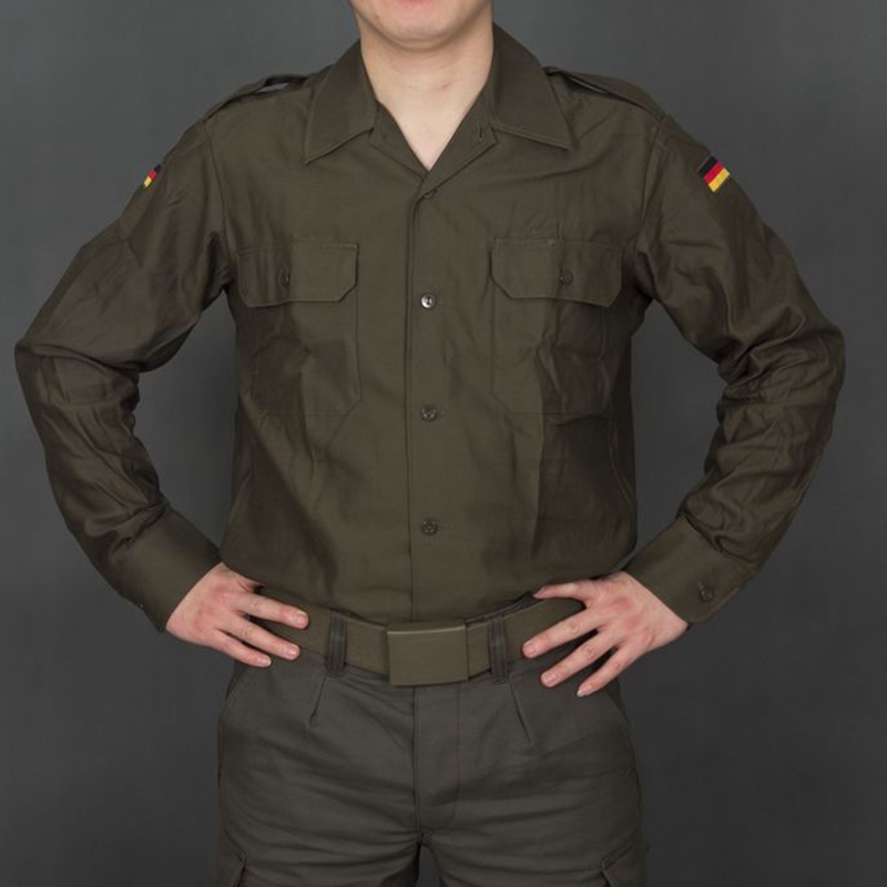 ◆ German Army Online ◆ Brand New Military Version Official German West German Army Long-Sleeved Shirt