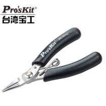 Taiwan Baoworkers Import 1PK-501E Stainless Steel Palm Cardiothless Pliers 4 Inch Mini Flat Mouth Pliers Phishing Pliers