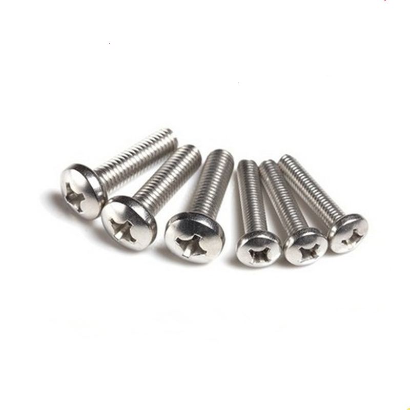 304 stainless steel cross disc head screws round head screws M1 6 M2 * 3 4 5 6 8 10MM