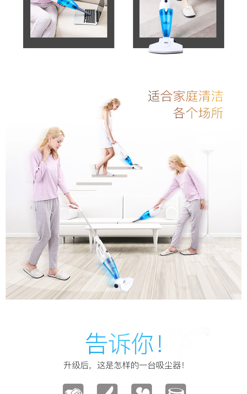 robot hút bụi xiaomi vacuum mop esse Máy hút bụi cầm tay bà Han siêu êm tay cầm thảm mạnh mẽ bên cạnh công suất nhỏ mini cao cấp LF-07 robot hút bụi điện máy xanh