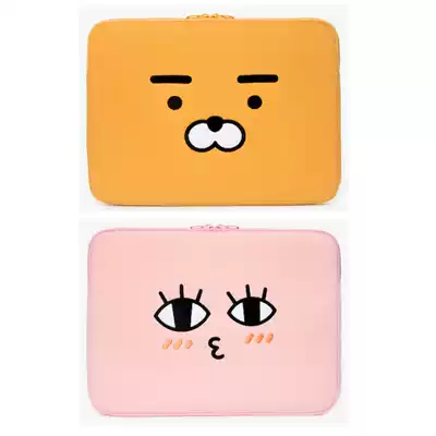 South Korea MacBook air pencil package pro kakao ryan fart peach kakao inner bag protective cover