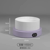 Маленькая белая римская чаша + фиолетовое нагревательное основание (три уровня регулируется)