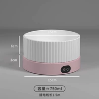 Большая белая римская чаша + розовое нагревательное основание (три уровня регулируется)