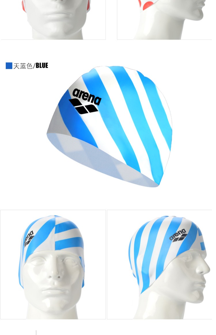 Arena mũ nam và nữ in thời trang Earmuffs silicone bơi mũ dài tóc không thấm nước chống trượt màu rắn nhập khẩu mũ bơi adidas	