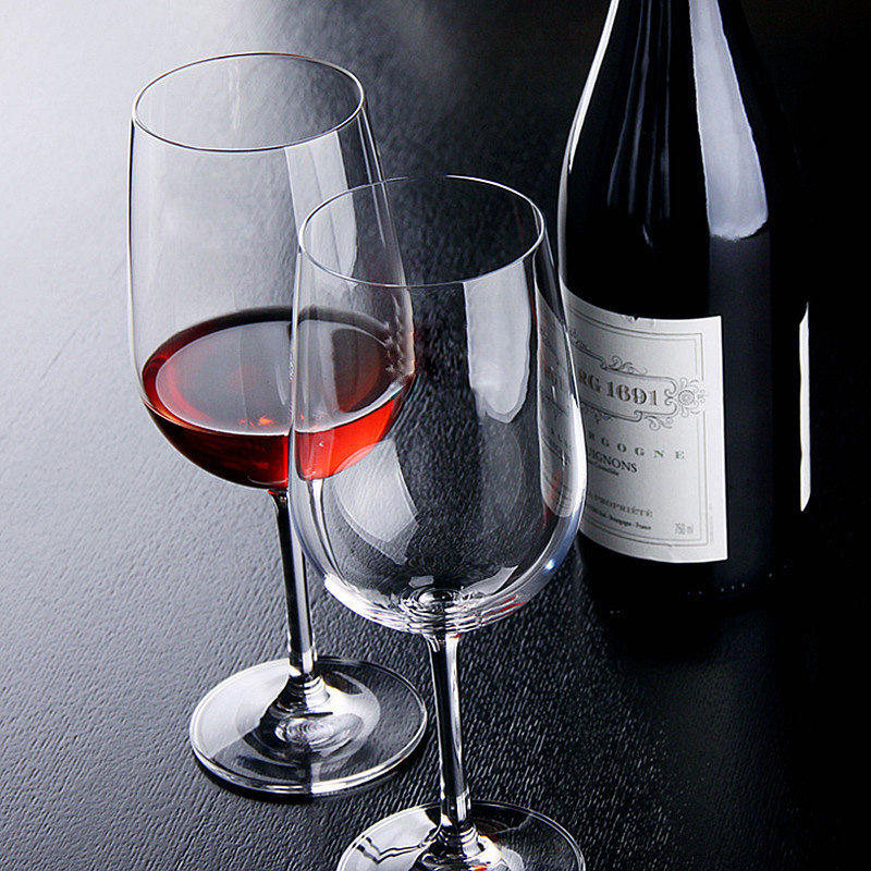 Euroonly Handmade Red Wine Glass Suit Unleaded Glass High Foot Cup Foreign Wine Glass Wine Glass 350ML Six only