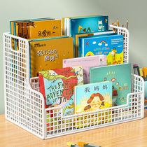 Childrens bookshelf desk storage rack desktop book storage box baby picture book rack toy storage box countertop shelf