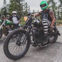 Retro Japanese imported all metal plating black triangle ultra-thin motorcycle front lighting headlights Universal