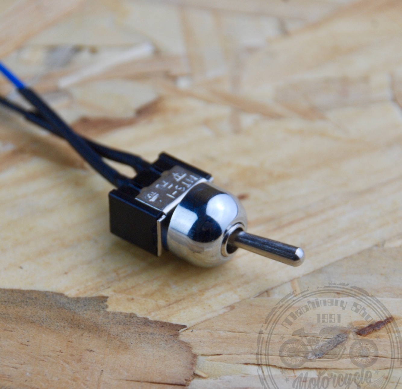 Retro Super Small Headlights Switch Flameout Switch Direction Light Switch Near Far Light Stainless Steel Material Spotlight Universal