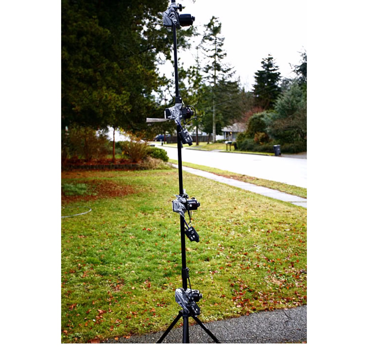 Băng keo màu xám đen, không có keo, đèn flash cố định tạm thời