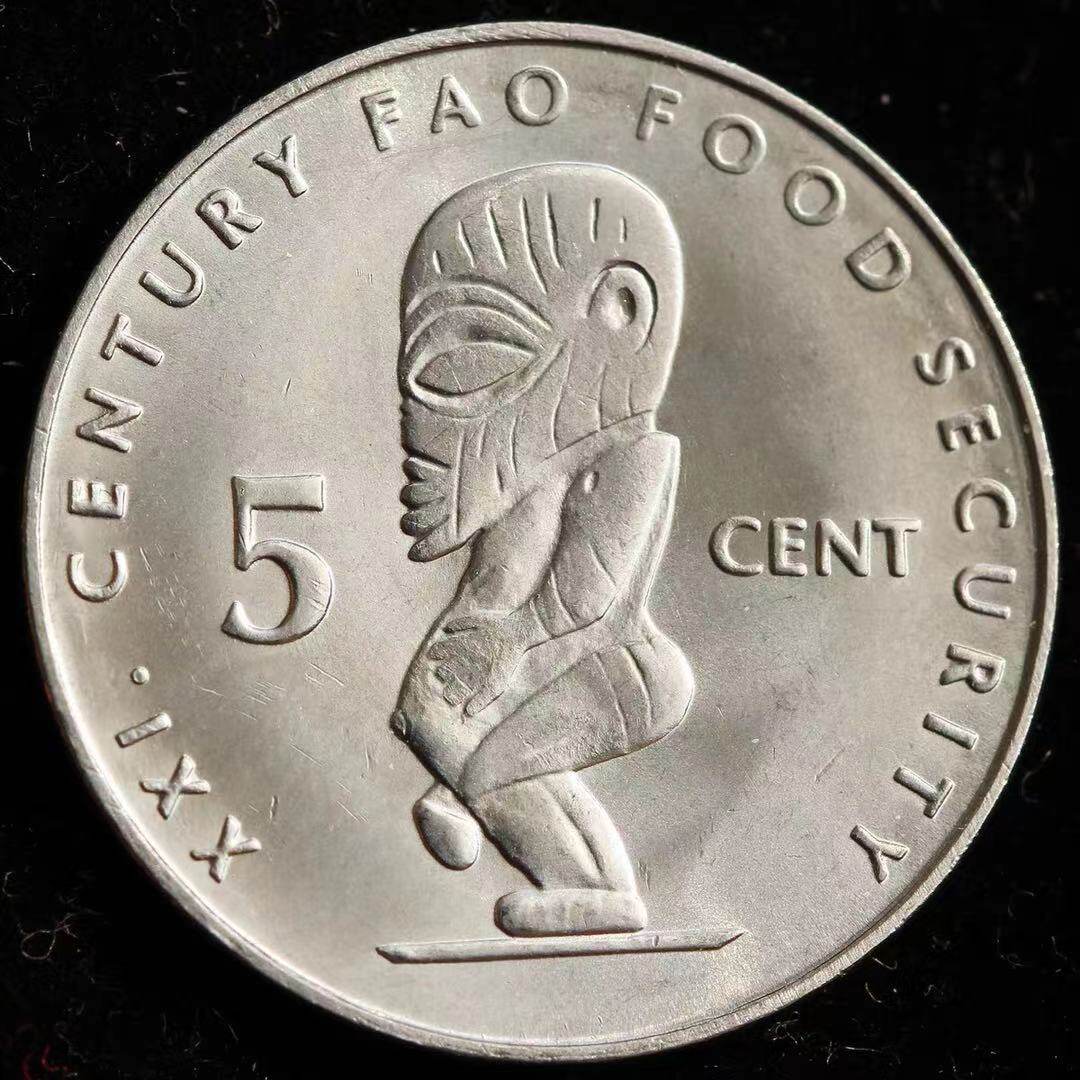 Cook Islands coin 5 cents 2000 edition km369 character coin queen nickel-clad steel brand new