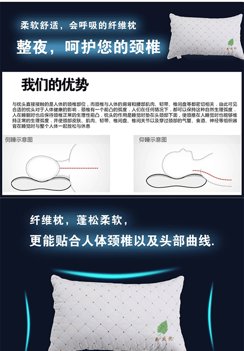 Một gói】 Gối lông nhung Gối Bộ đồ giường Gối Gối đơn Khách sạn Gối sinh viên - Gối gối chống trào ngược