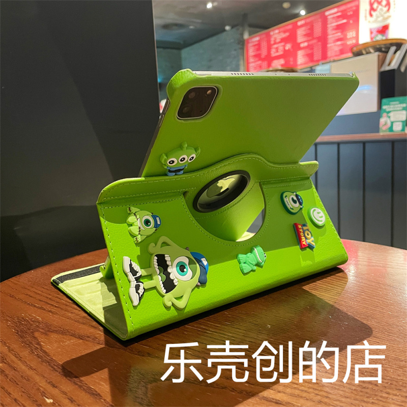 Cartoon Three-Eyed Boy DIY iPad 10Th Generation Protective Case 10.2/Pro11/360-Degree Rotating Leather Case Air5 Suitable for Apple 10.2 Flip-Type Air2 Tablet Mini654 with Stand Anti-Fall Case Cartoon Three-Eyed Boy DIY iPad 10Th Generation Protective Case 10.2/Pro11/360-Degree Rotating Leather Case Air5 Suitable for Apple 10.2 Flip-Type Air2 Tablet Mini654 with Stand Anti-Fall Case