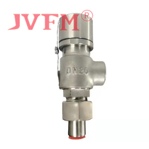 Stainless steel safety valve A21F W H Y-16P DN20 6 split wire buckle safety valve external thread safety valve