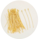 Золотые аксессуары, игла для бисера, серьги, аксессуар, 18 карат, 14 карат