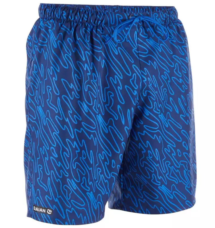 Quần đi biển Decathlon quần short nam quần bơi quần lướt sóng kỳ nghỉ kiểm soát lũ bốn hoặc năm điểm nhanh chóng khô SBT - Quần bãi biển