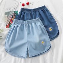 Girls Denim Shorts 2020 New Foreign Style Summer Thin Wear Joker Childrens Summer Pants