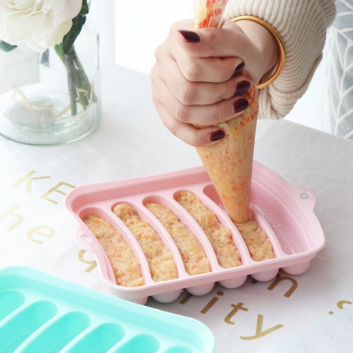 Sausal Flom Silicon Gum Baby Дополнительная пищевая шлифовальная шлифовальная ручная ручная ручная колбаса и кишечная шлифовальная рука