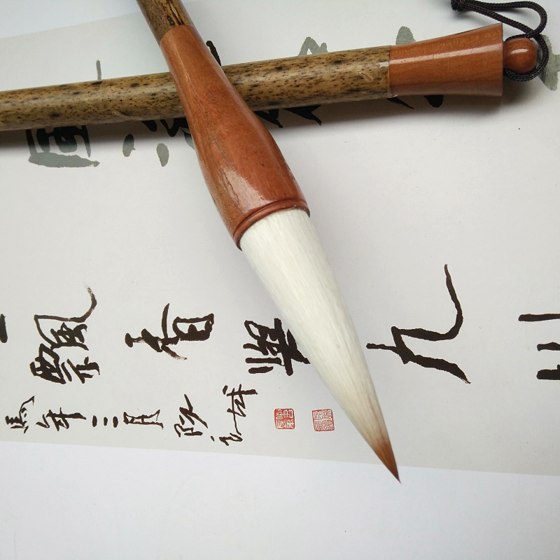 Qianlong fighting brush Weibifang calligraphy special brush four treasures brush