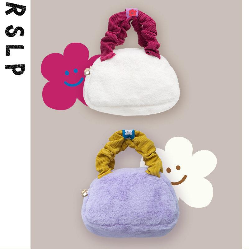 If Vegan Good Pint Autumn Winter New Female Rabbit plush small crowdmobile phone ti carry zero wallet Mini cute large capacity 100 lap