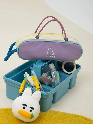 Милый кролик, вместительный и большой универсальный пенал для школьников, канцтовары, сумка-органайзер, коллекция 2023, новая коллекция