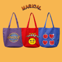 Ruo Suliang original homemade large-capacity one-shoulder portable canvas tote bag Japanese retro lazy harbor trend