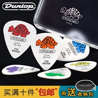 Dunlop Dunlop Tortex Wedge Frosted Anty -Slip, истирающий, устойчивый