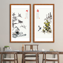 Chinese painting calligraphy and painting frame solid wood photo frame hanging wall large size picture frame customized any size 4 open 8k