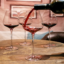 Wine glasses set home lead-free crystal cup couple 2 European goblets large luxury creative personality