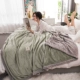 Chăn ấm hai lớp flannel dày chăn lông cừu san hô chăn nữ điều hòa không khí mùa đông giải trí đơn giường đôi
