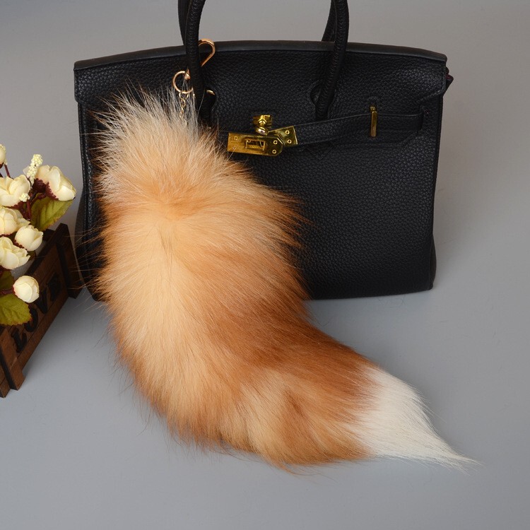 Internet Celebrity Cos Convention Props Performance Fox Tail Keychain Bag Accessory Fur Pendant Car Hanging Ornament Chain Internet Celebrity Cos Convention Props Performance Fox Tail Keychain Bag Accessory Fur Pendant Car Hanging Ornament Chain